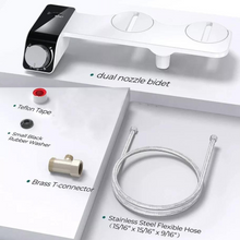Load image into Gallery viewer, SFBidet Daisy-2C Fresh Water Spray Kit Non Electric Toilet Seat Attachment with Dual Nozzle