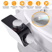 Load image into Gallery viewer, SFBidet Daisy-2H Fresh Water Spray Kit Non Electric Toilet Seat Attachment Hot & Cold Wash