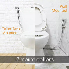 Load image into Gallery viewer, SFBidet Lily Toilet Shattaf Adapter Hose Bidet Spray Stainless Steel Handheld Shower Head