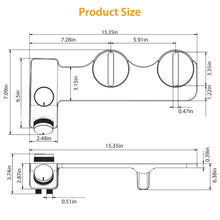 Load image into Gallery viewer, SFBidet Daisy-2H Fresh Water Spray Kit Non Electric Toilet Seat Attachment Hot & Cold Wash