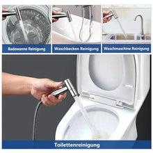 Load image into Gallery viewer, SFBidet Lily Toilet Shattaf Adapter Hose Bidet Spray Stainless Steel Handheld Shower Head