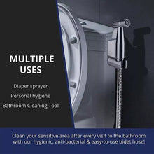 Load image into Gallery viewer, SFBidet Lily Toilet Shattaf Adapter Hose Bidet Spray Stainless Steel Handheld Shower Head