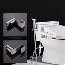 Load image into Gallery viewer, SFBidet Lily Toilet Shattaf Adapter Hose Bidet Spray Stainless Steel Handheld Shower Head